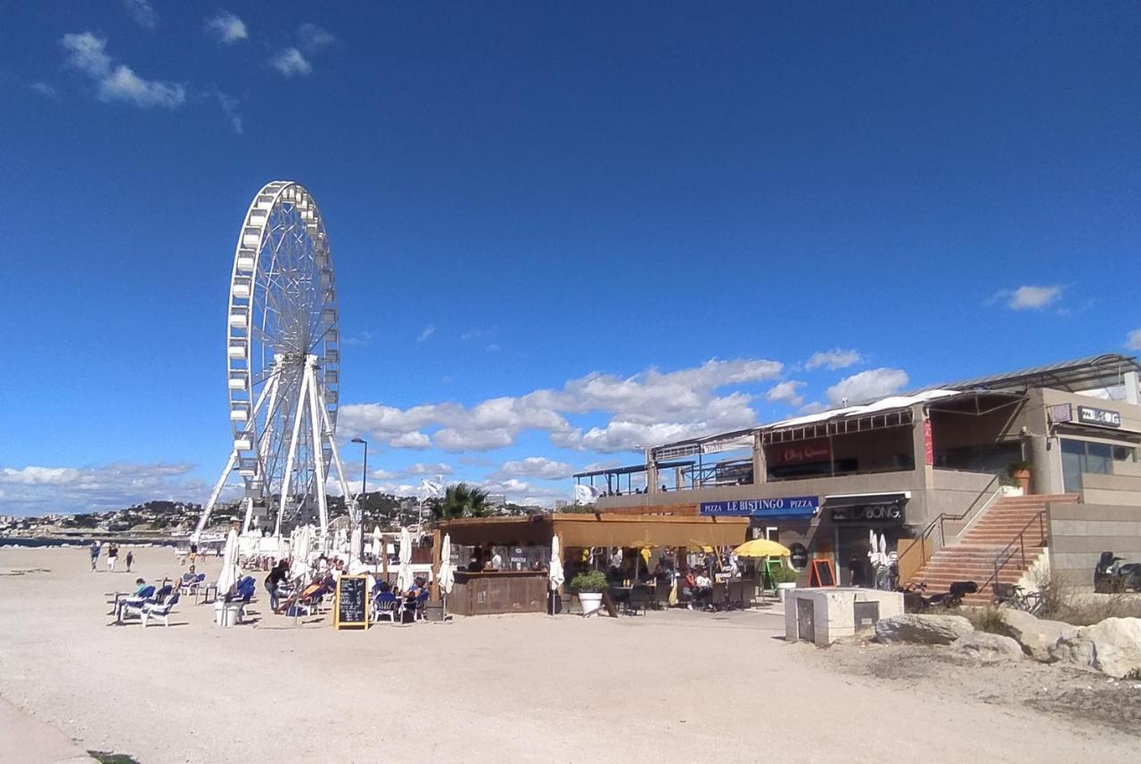 Sun Escape, Appart Renove Climatise 3 Pieces 4-6 Pers, 350M De La Plage Marselha Exterior foto