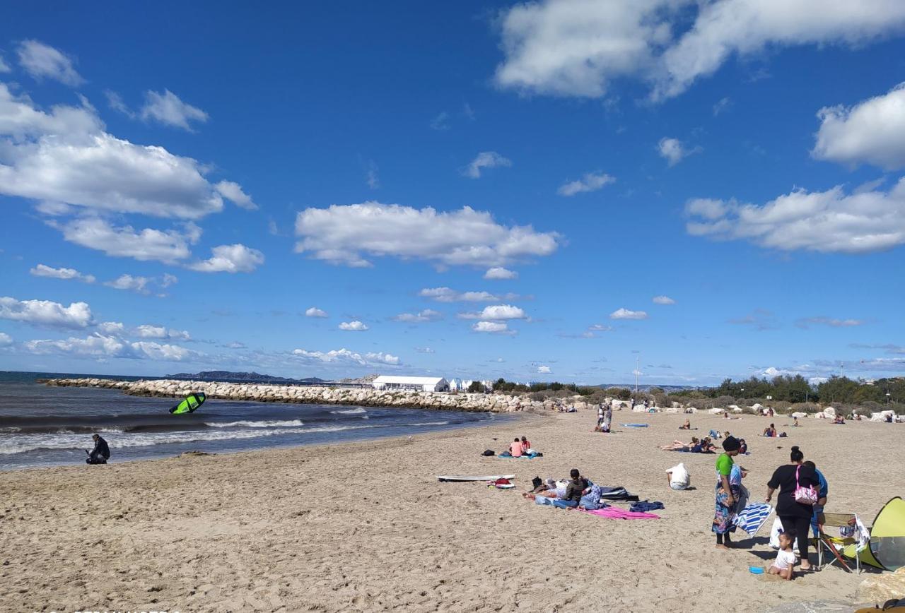 Sun Escape, Appart Renove Climatise 3 Pieces 4-6 Pers, 350M De La Plage Marselha Exterior foto